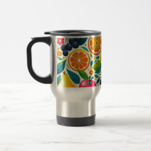 Taza De Viaje Frutos coloridos