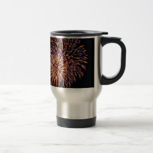 Taza De Viaje Fuegos artificiales