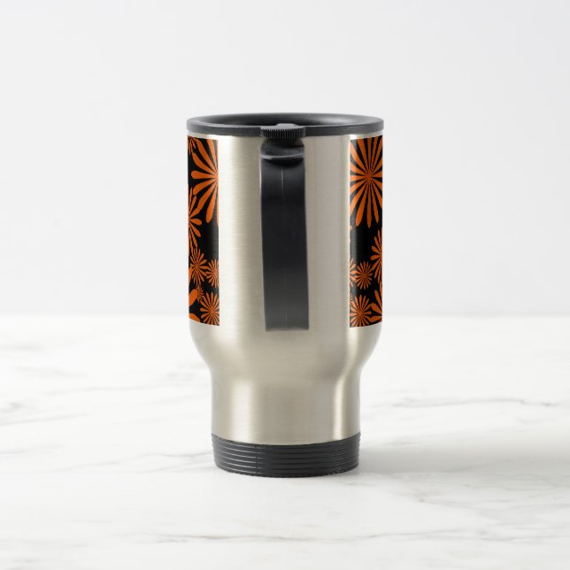 Taza De Viaje Fuegos artificiales del naranja (Mango)