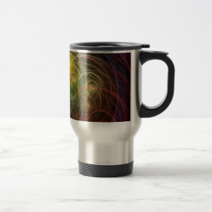 Taza De Viaje Fuegos Artificiales Espaciales