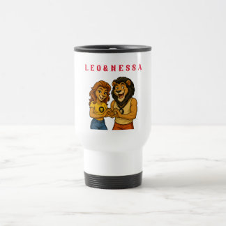 Taza De Viaje Fuerte juntos - Leo y Nessa