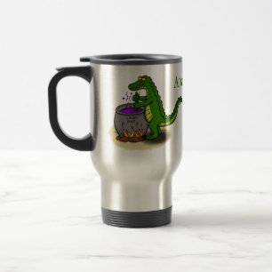 Taza De Viaje Fundido personalizado de cocina de caimanes verdes