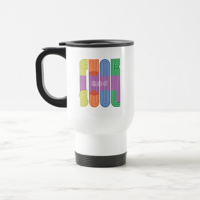 Taza De Viaje funk y soul (Izquierda)