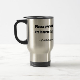 Taza De Viaje Funny Custom Travel Mug – Add Your Own Title