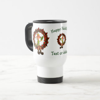 Taza De Viaje Funny Elf Navidades personalizados vacaciones