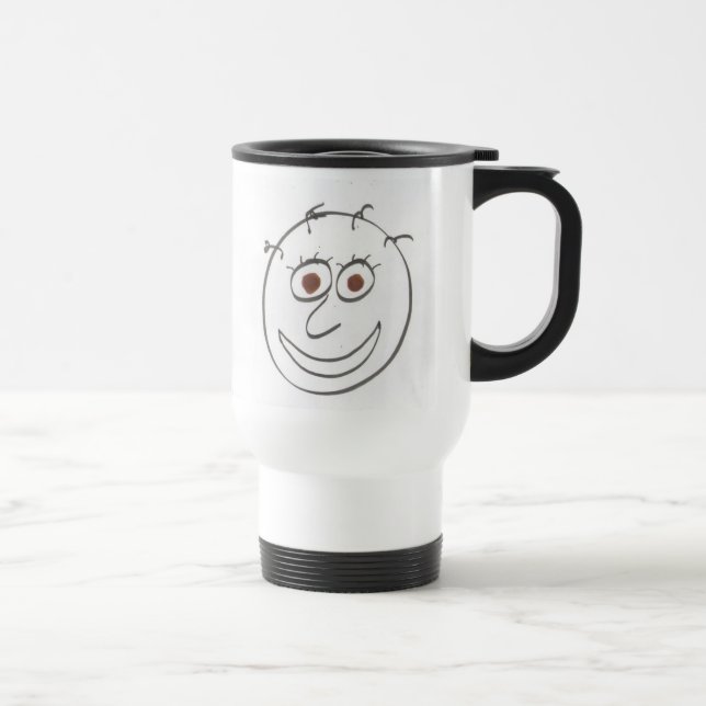 Taza De Viaje Funny Faces Travel Mug (Derecha)