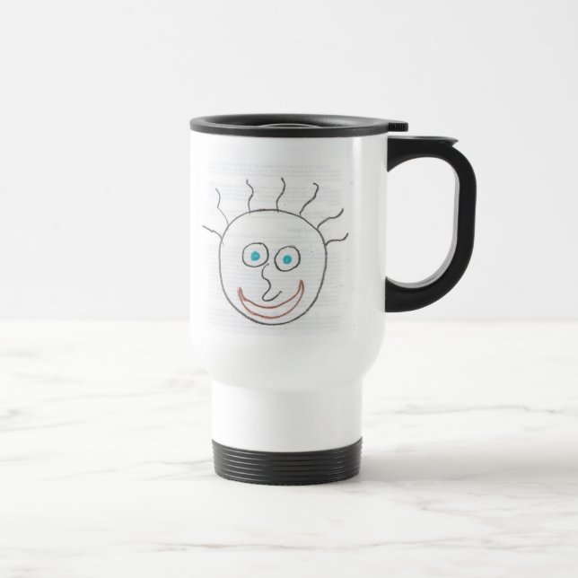 Taza De Viaje Funny Faces Travel Mug (Derecha)