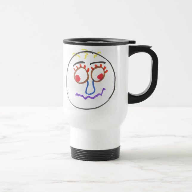 Taza De Viaje Funny Faces Travel Mug (Derecha)