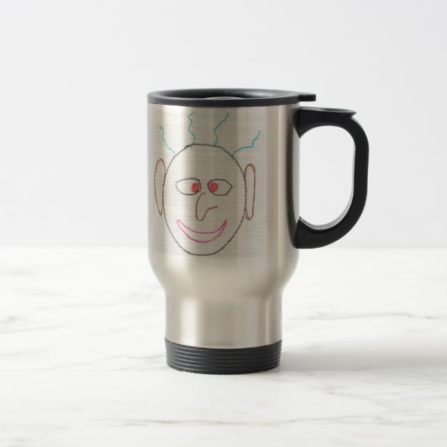 Taza De Viaje Funny Faces Travel Mug (Derecha)