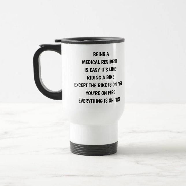 Taza De Viaje Funny Medical Resident Doctor – Perfect Doctor (Izquierda)
