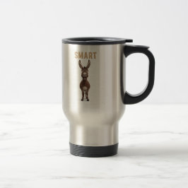 Taza De Viaje Funny Smart Donkey Mug