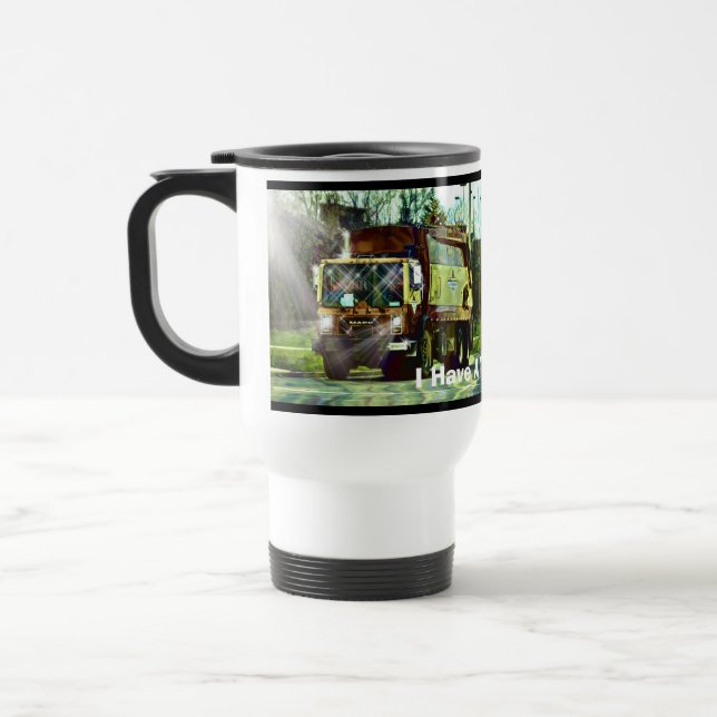 Taza De Viaje Funny Trash Truck-Driver's Travel Mug (Izquierda)