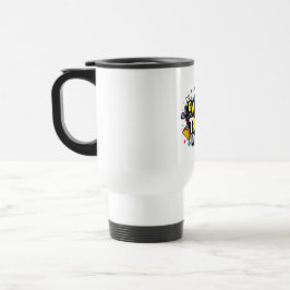 Taza De Viaje Funny Travel Mug – Fitness & Foodie Commuter Cup