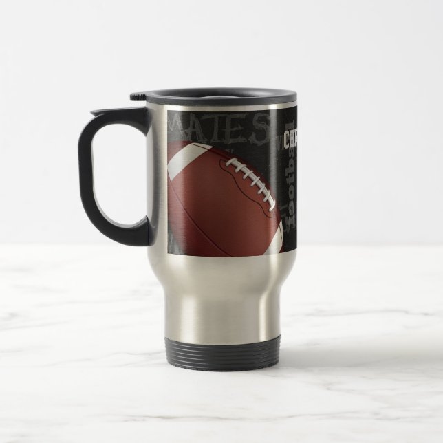 Taza De Viaje Fútbol Americano Personalizado (Izquierda)