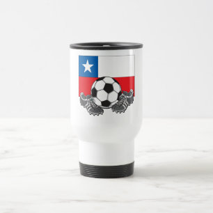 Taza De Viaje Futbol de fútbol de equipo chili