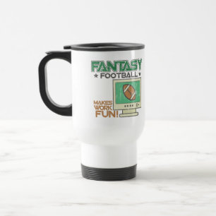Taza De Viaje Fútbol de la fantasía
