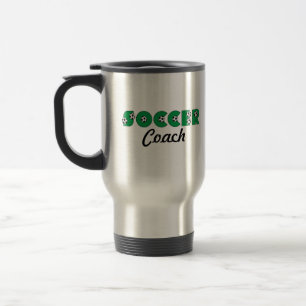 Taza De Viaje Fútbol en verde