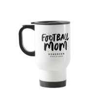 Fútbol mamá moda tipo negro personalizado