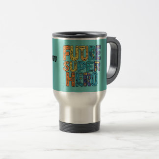 Taza De Viaje FUTURO SUPER HERO Mug Personalizada