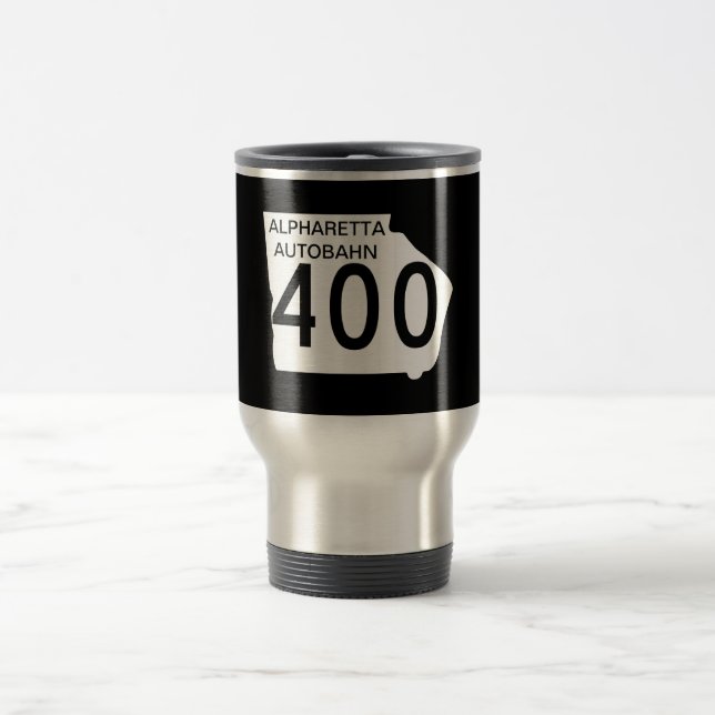 Taza De Viaje GA 400 Alpharetta Autobahn (Centro)
