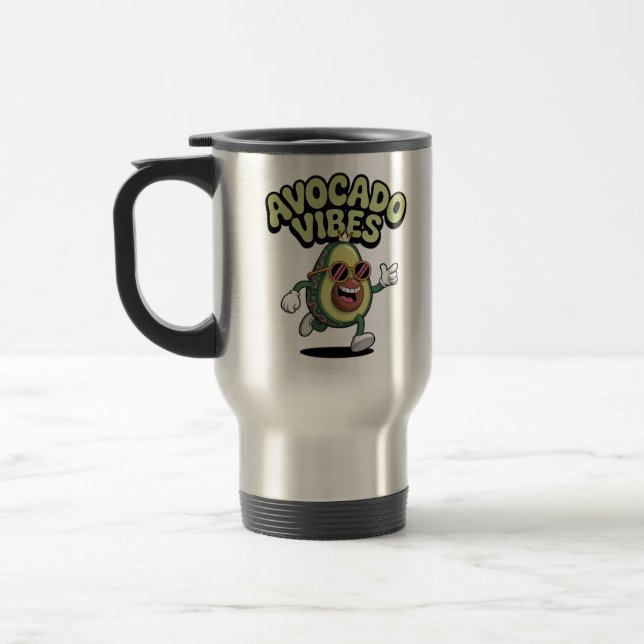 Taza De Viaje Gafas divertidas aguacate (Izquierda)