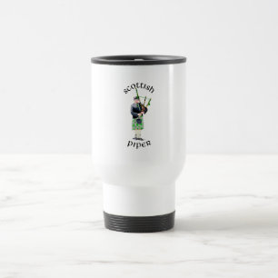 Taza De Viaje Gaitero Gentleman con Kilt Verde