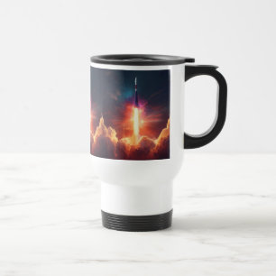 Taza De Viaje Galaxia Rocket Thermal Mug - Estilo de fantasía es