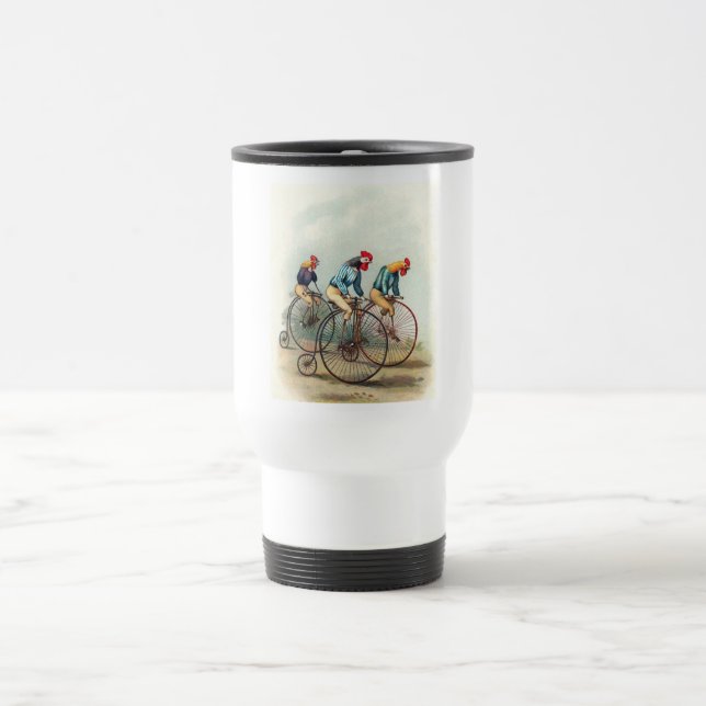 Taza De Viaje Gallos del montar a caballo (Centro)