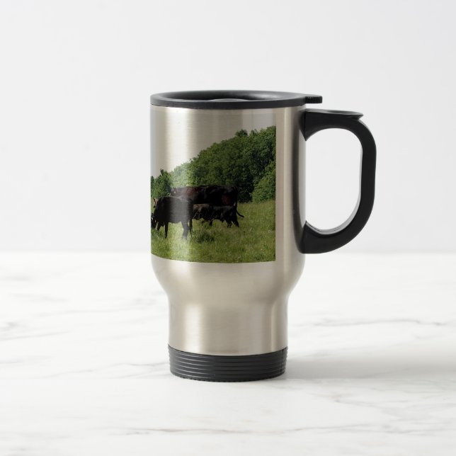 Taza De Viaje Ganado Angus negro (Derecha)