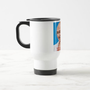 Taza De Viaje Gandhi y sé la cita del cambio