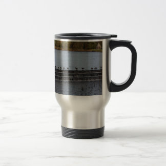 Taza De Viaje Gansos de Canadá Todos en una Fila