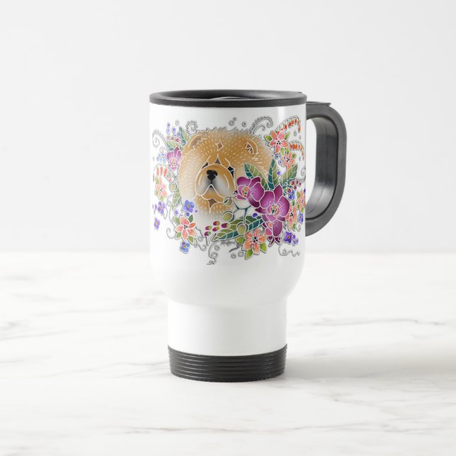 Taza De Viaje GARDEN DANCE Chow travel mug (Anverso derecho)