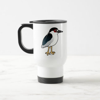Taza De Viaje garza de noche Negro-coronada