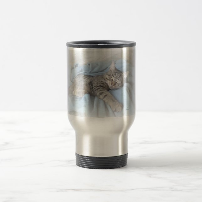 Taza De Viaje Gatito soñoliento (Centro)