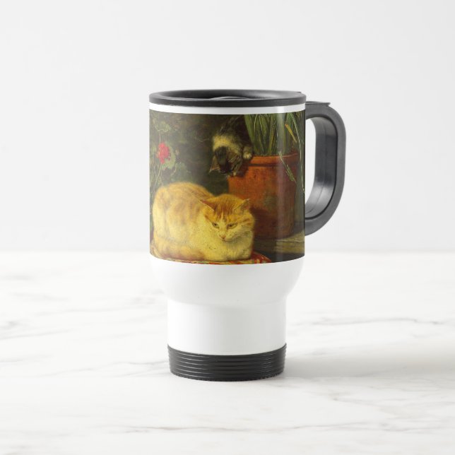 Taza De Viaje Gatitos en juego (Anverso derecho)