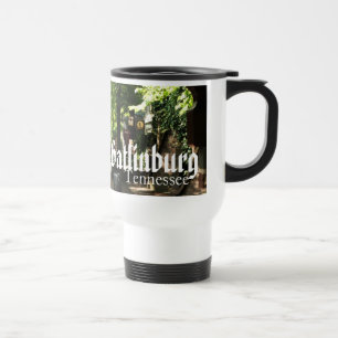 Taza De Viaje Gatlinburg, Tennessee - viajero cuadrado del