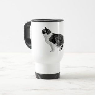 Taza De Viaje Gato al lado de la carretera, pausa suave