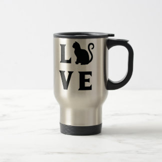 Taza De Viaje Gato de amor