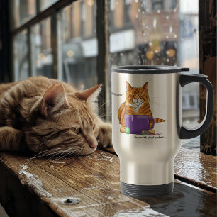 Taza De Viaje Gato de café