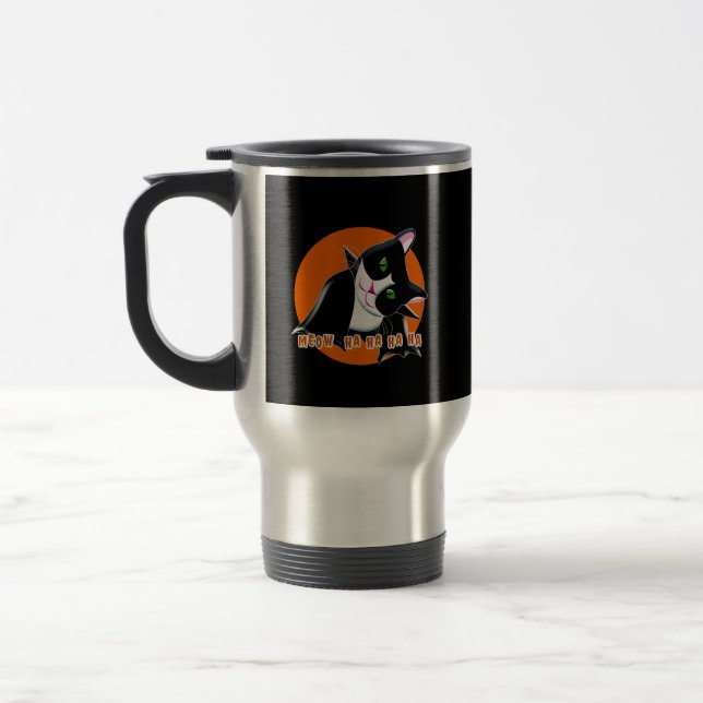 Taza De Viaje Gato de Halloween (Izquierda)