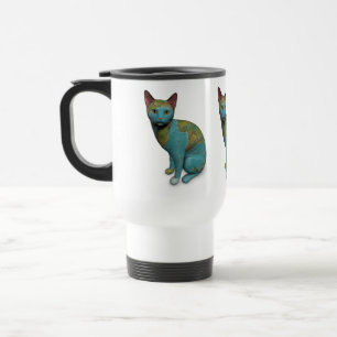 Taza De Viaje Gato de planeta