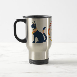 Taza De Viaje Gato egipcio