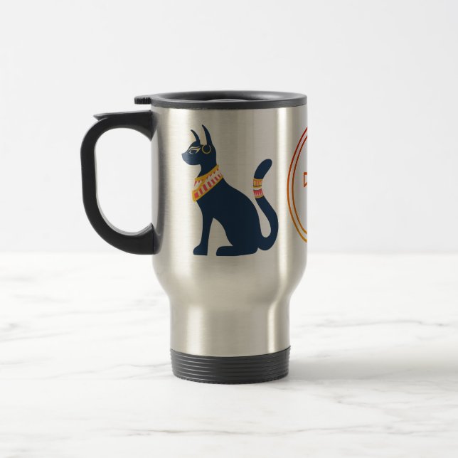 Taza De Viaje Gato egipcio (Izquierda)