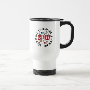 Taza De Viaje Gato en el Gorra   ¡Mírame! ¡Mírame!
