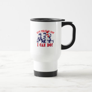 Taza De Viaje Gato en el Gorra   Pero Eso No Es Todo Lo Que Pued