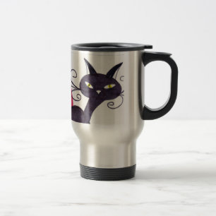 Taza De Viaje Gato negro