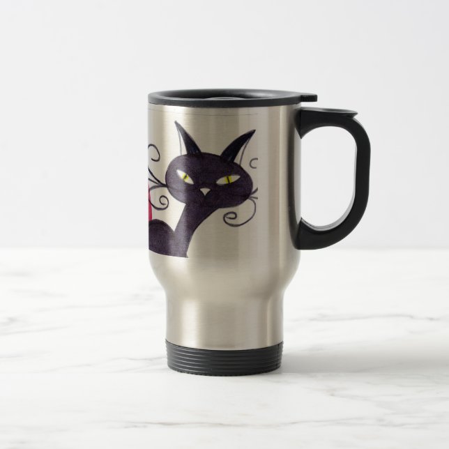Taza De Viaje Gato negro (Derecha)