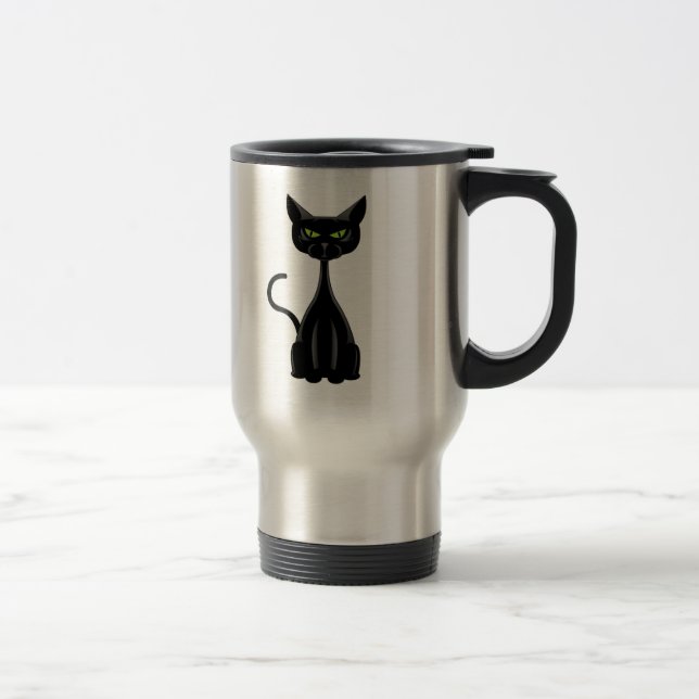 Taza De Viaje Gato negro 2 (Derecha)
