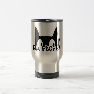 Taza De Viaje Gato negro divertido para los ojos