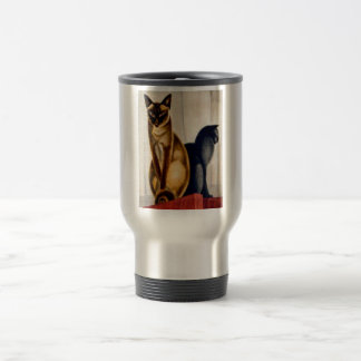 Taza De Viaje Gatos Art Deco